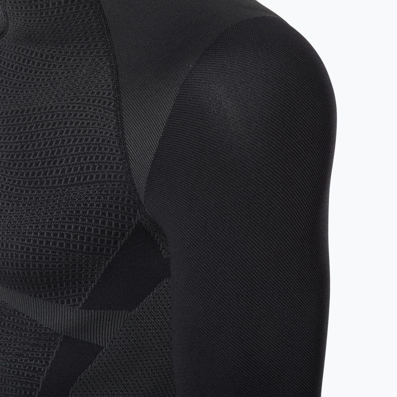 Термокофта чоловіча Mico Warm Control Zip Neck чорна IN01852 8