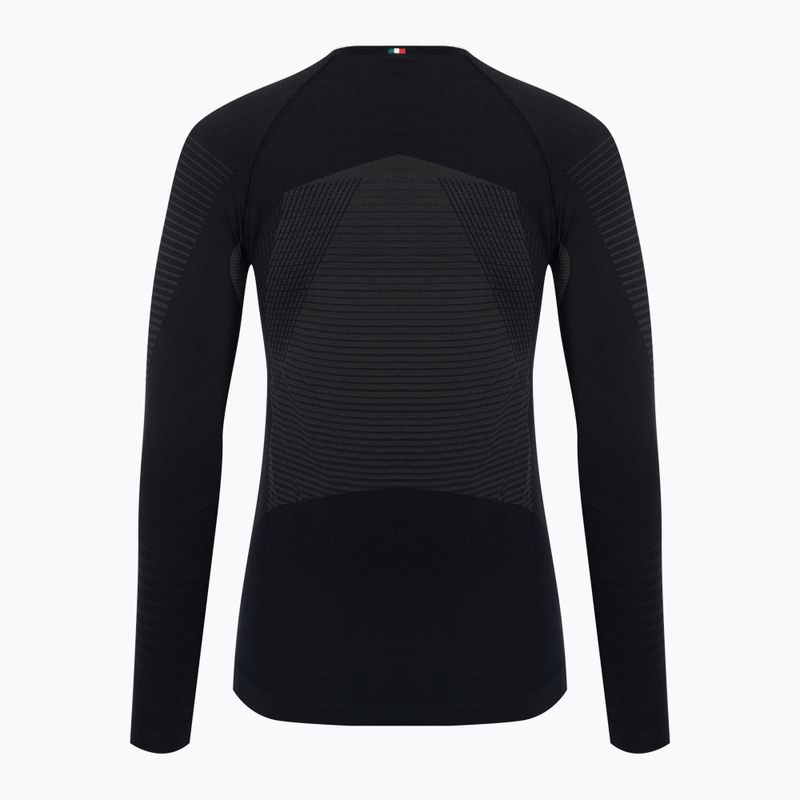 Жіноча термоактивна кофта Mico Warm Control Round Neck nero 6