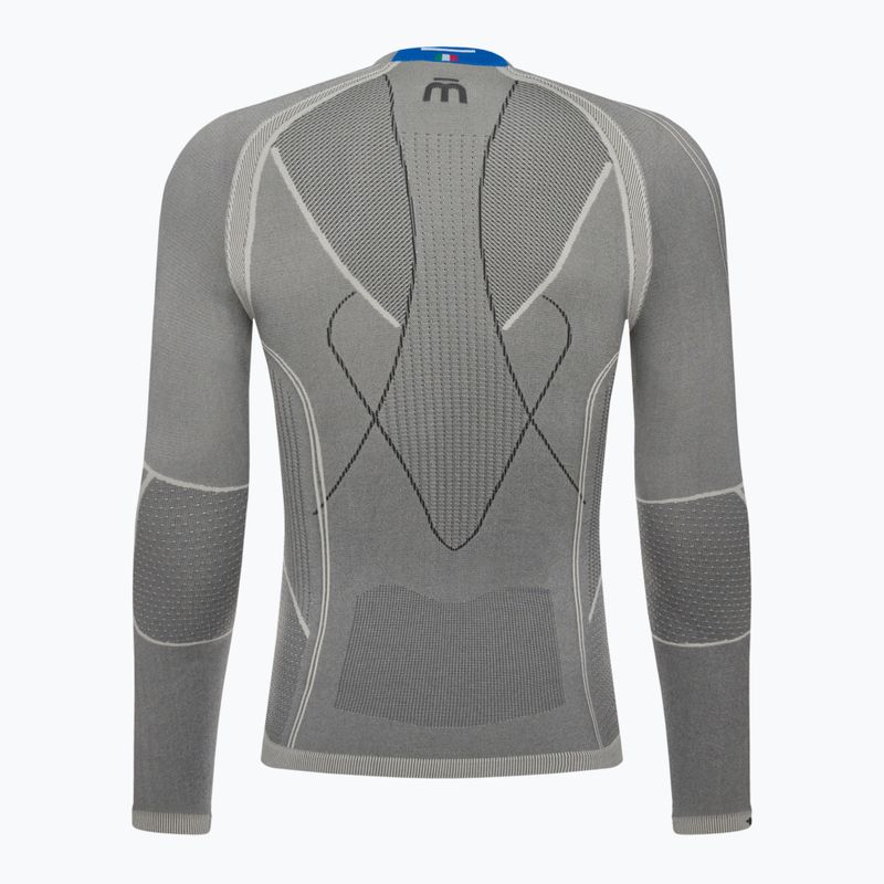 Чоловіча термоактивна кофта Mico Odor Zero Round Neck grigio 7