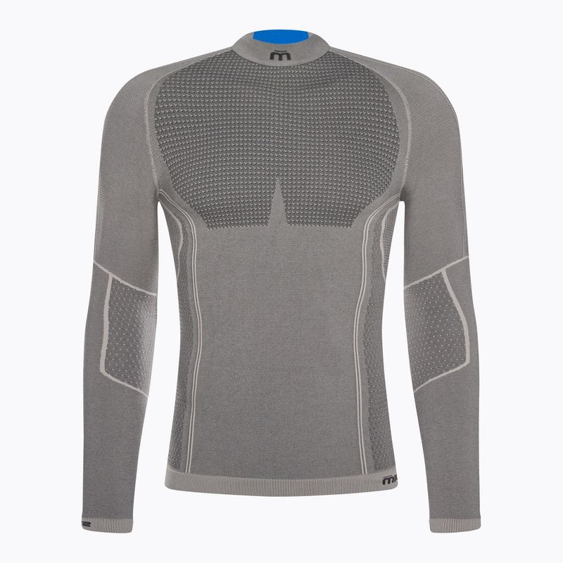 Чоловіча термоактивна кофта Mico Odor Zero Mock Neck grigio 5