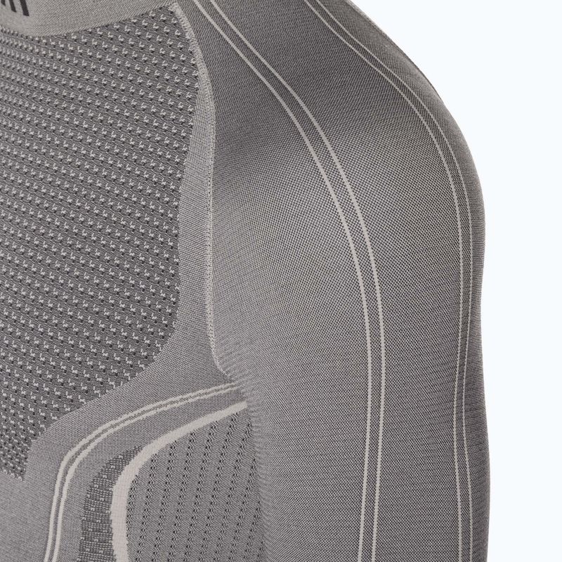 Чоловіча термоактивна кофта Mico Odor Zero Mock Neck grigio 7