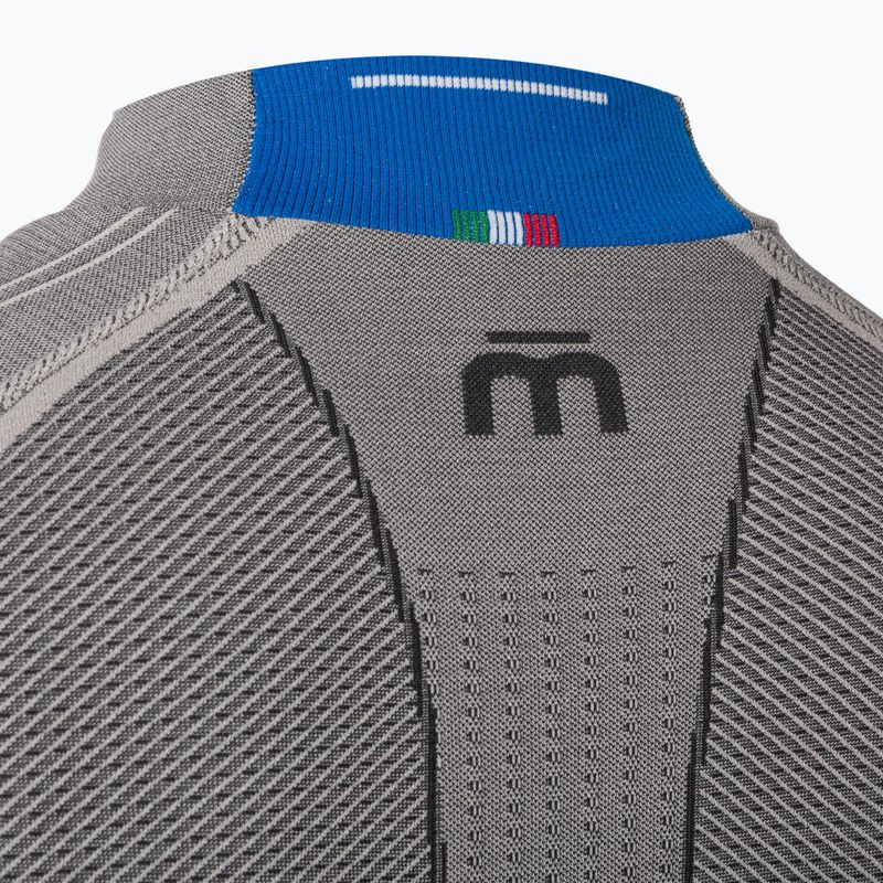 Чоловіча термоактивна кофта Mico Odor Zero Mock Neck grigio 8