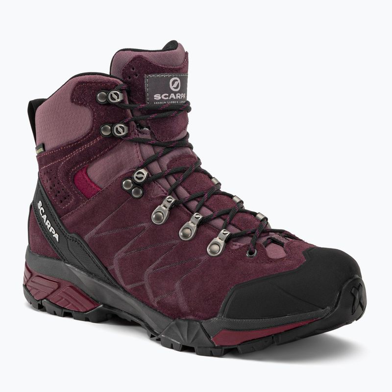 Взуття трекінгове жіноче SCARPA ZG Trek GTX бордове 67075