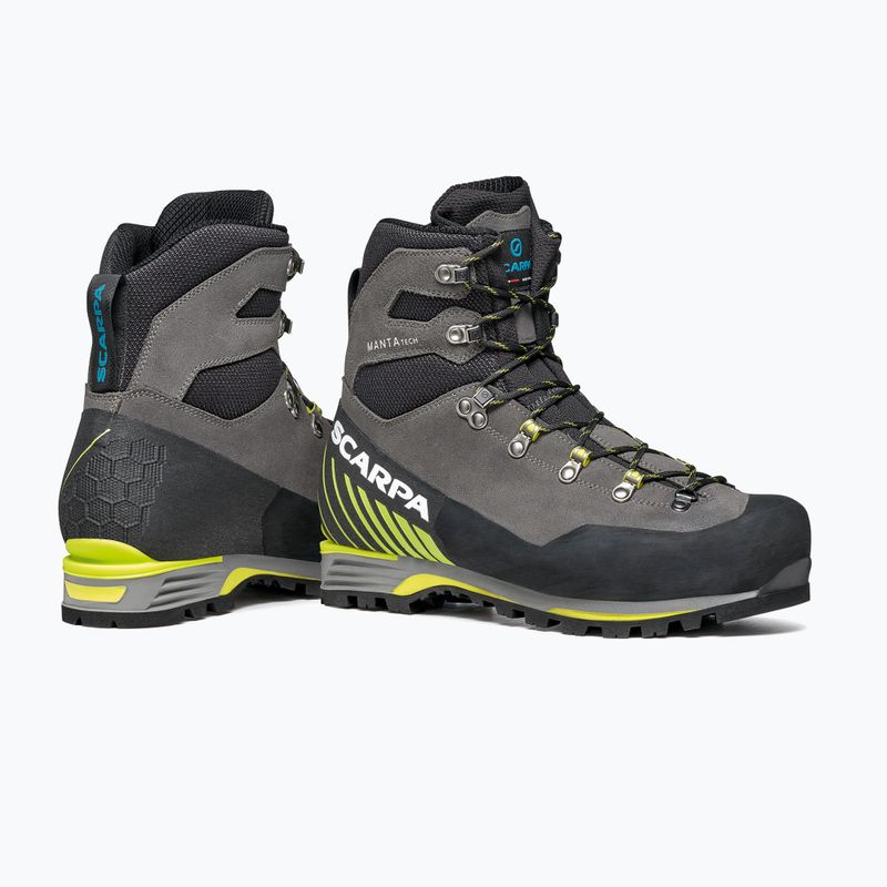 Черевики трекінгові чоловічі SCARPA Manta Tech Gtx shark/lime 7