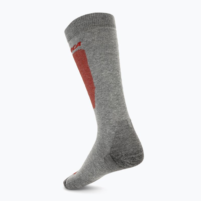 Шкарпетки гірськолижні Nordica Uni 2.0 2 пари grey/ red+black/ red 4