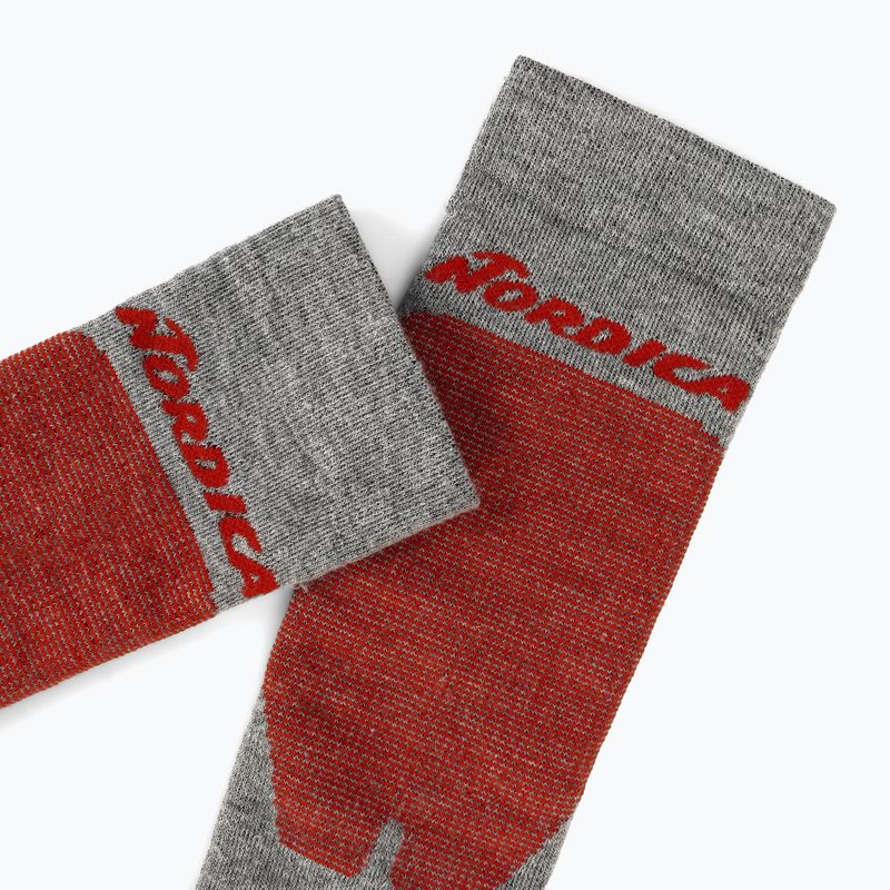 Шкарпетки гірськолижні Nordica Uni 2.0 2 пари grey/ red+black/ red 6