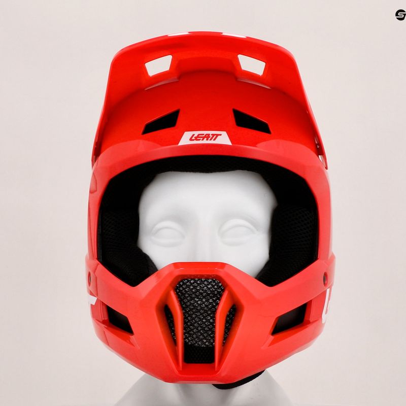 Шолом велосипедний дитячий Leatt MTB Gravity 1.0 Jr V23 червоний 14