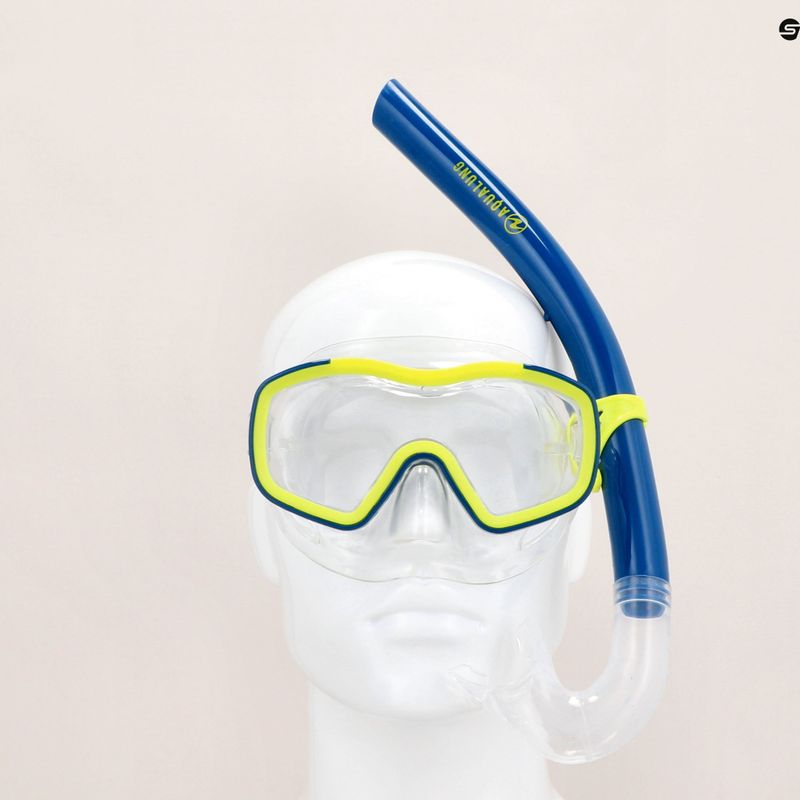 Набір для снорклінгу дитячий Aqualung Raccon Combo transparent/blue/yellow 12