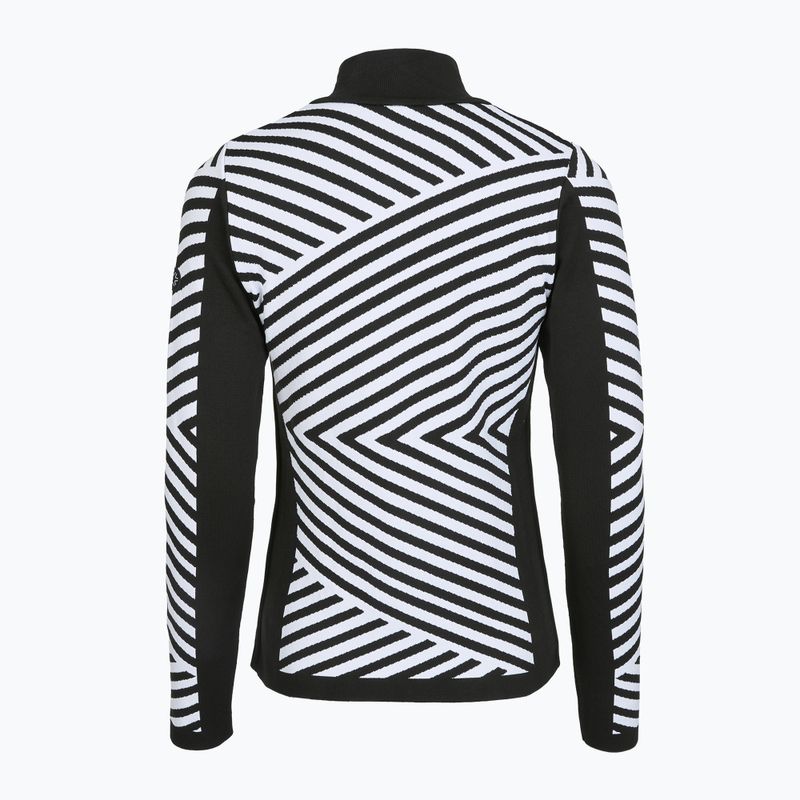 Кофта термічна жіноча Newland Coral Full Zip black/white 2