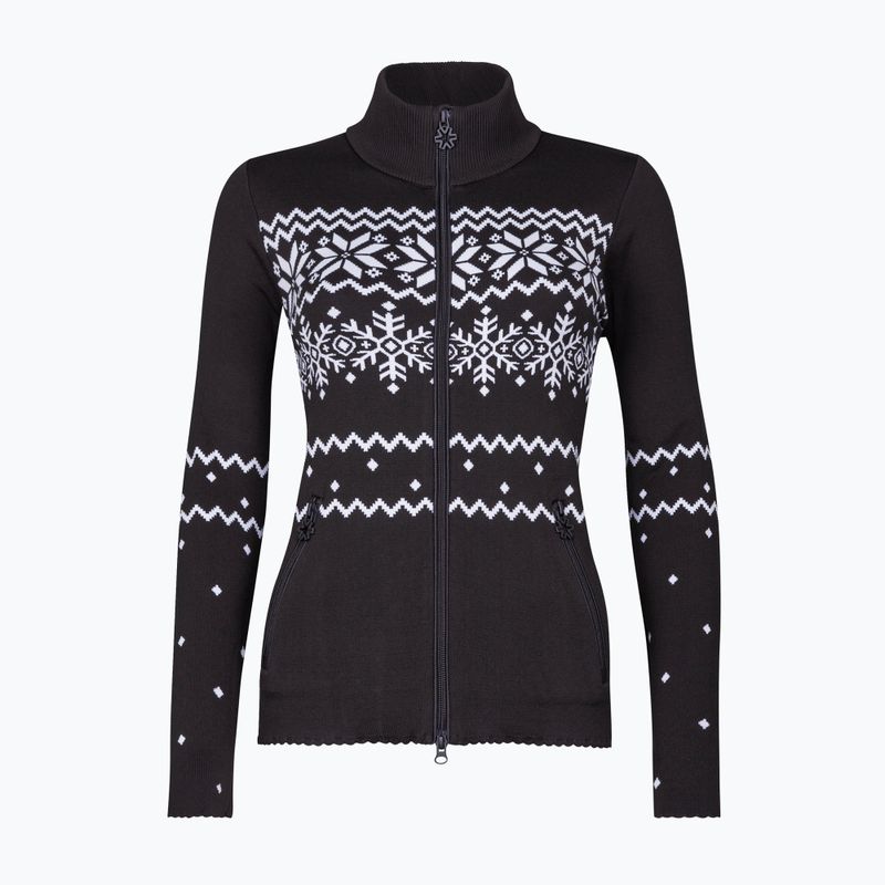 Кофта термічна жіноча Newland Guenda Full Zip black/white