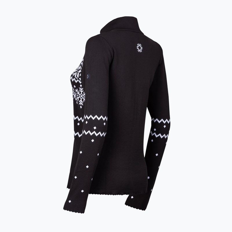 Кофта термічна жіноча Newland Guenda Full Zip black/white 2