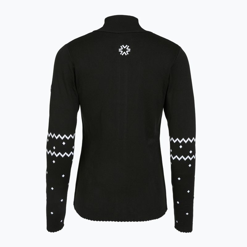 Кофта термічна жіноча Newland Guenda Full Zip black/white 2
