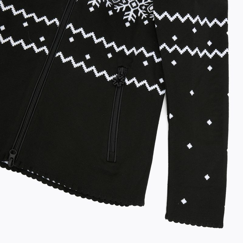Кофта термічна жіноча Newland Guenda Full Zip black/white 4