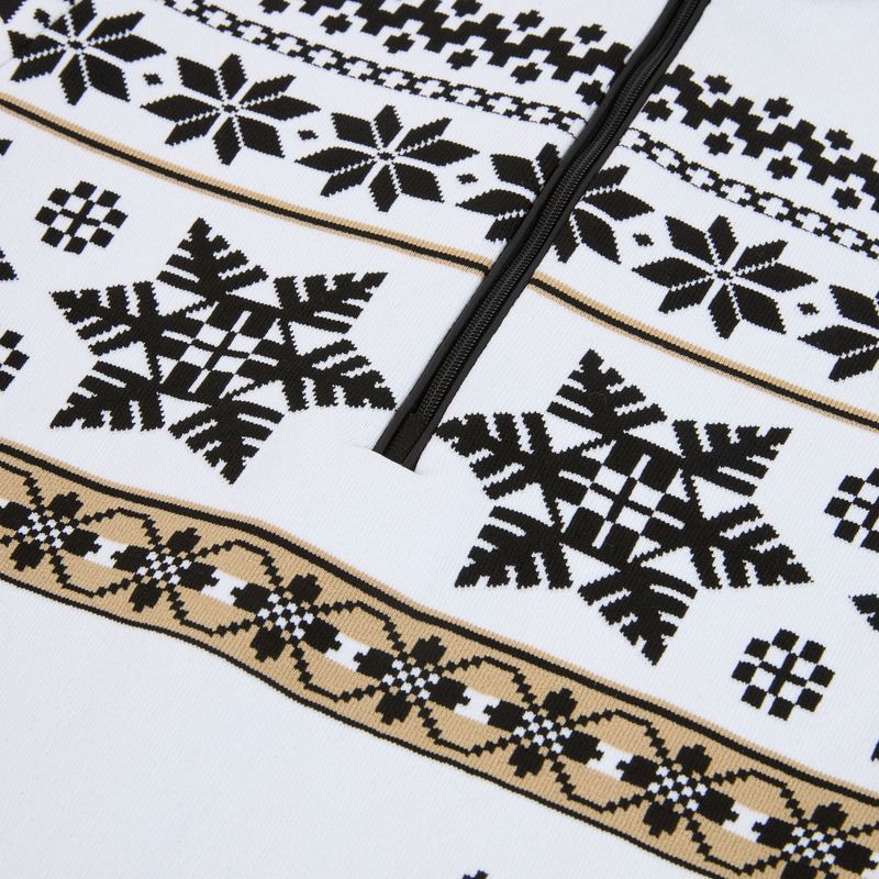 Кофта термічна жіноча Newland Isalind Half Zip white/black 3