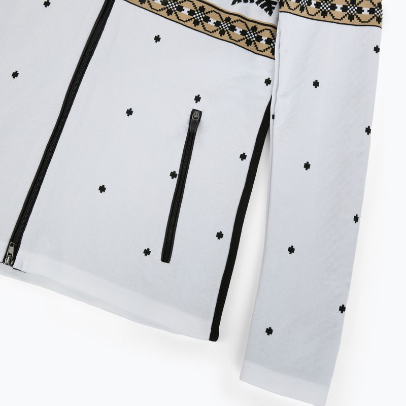 Кофта термічна жіноча Newland Jadis Full Zip white/black 4