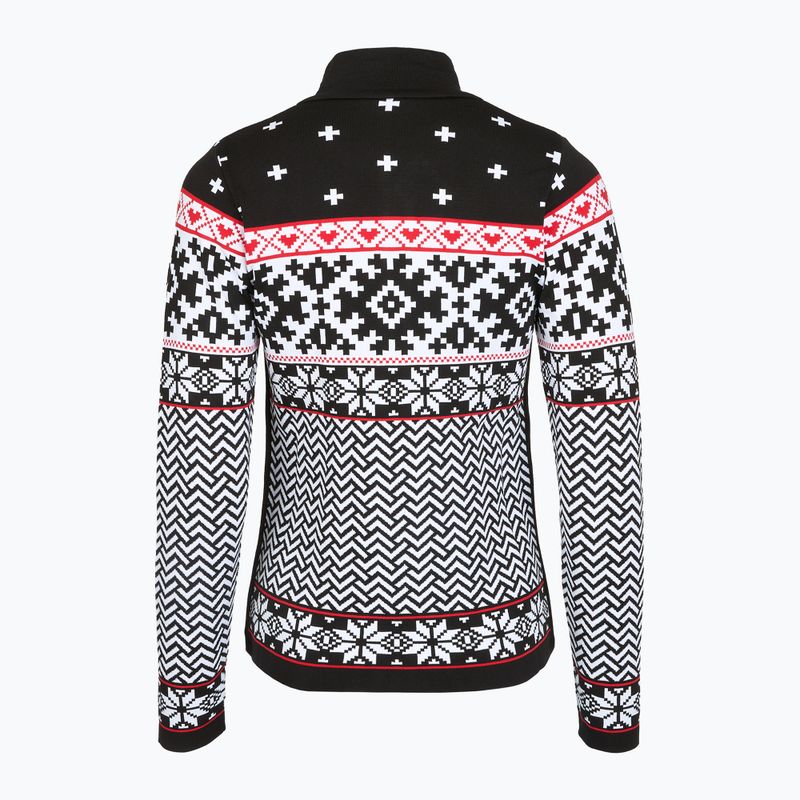 Кофта термічна жіноча Newland Kylie Full Zip black/white 2