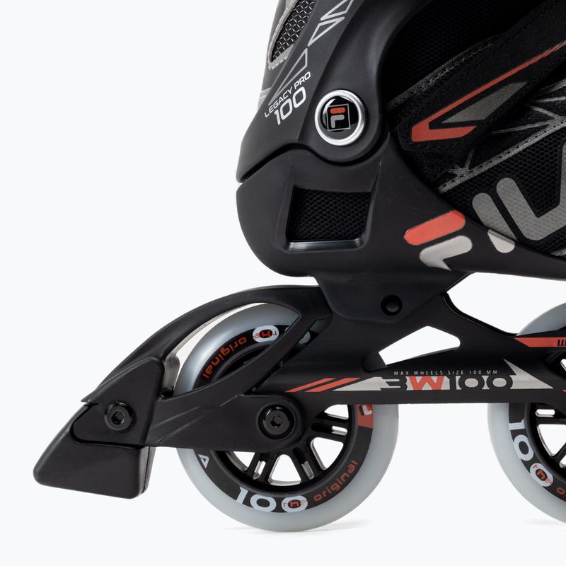 Роликові ковзани чоловічі FILA Legacy Pro 100 black/red 6