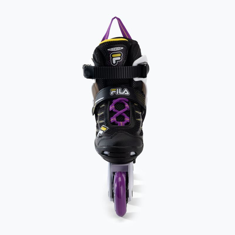 Роликові ковзани дитячі FILA Wizy G black/yellow magenta 4