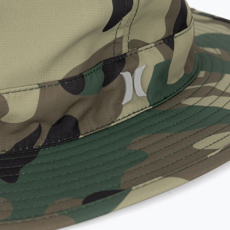 Чоловіча шапка Hurley Back Country Boonie camo зелена 4