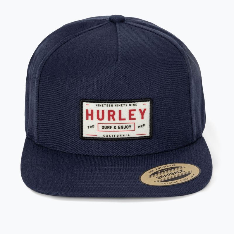 Чоловіча бейсболка Hurley Bixby racer синя/гіпербірюзова 2