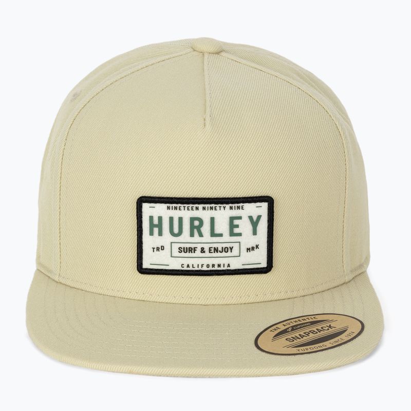 Чоловіча бейсболка Hurley Bixby зі світлої кістки 2