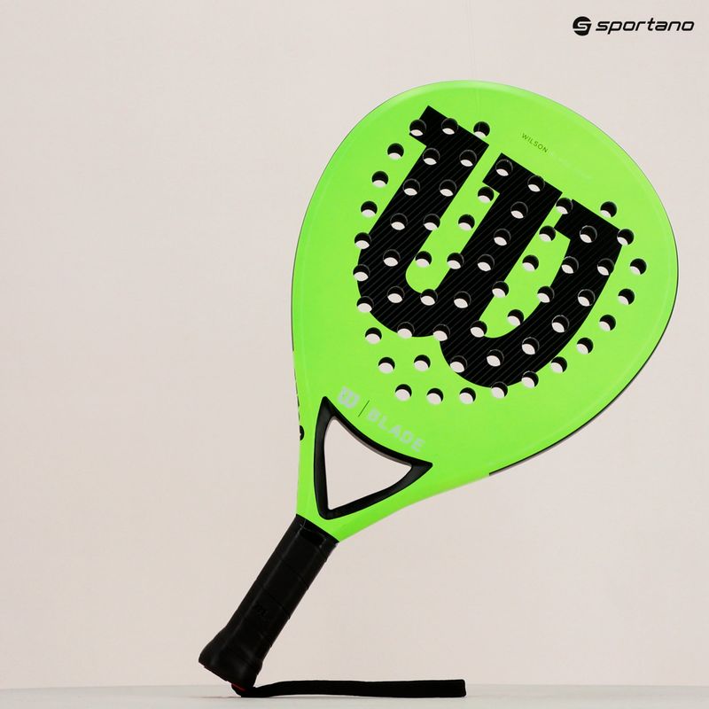 Ракетка для падл-тенісу Wilson Blade Team V2 Padel зелена WR067421U2 16