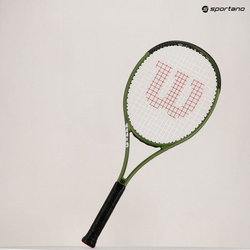 Ракетка тенісна Wilson Blade Feel 100 зелена WR117410 12