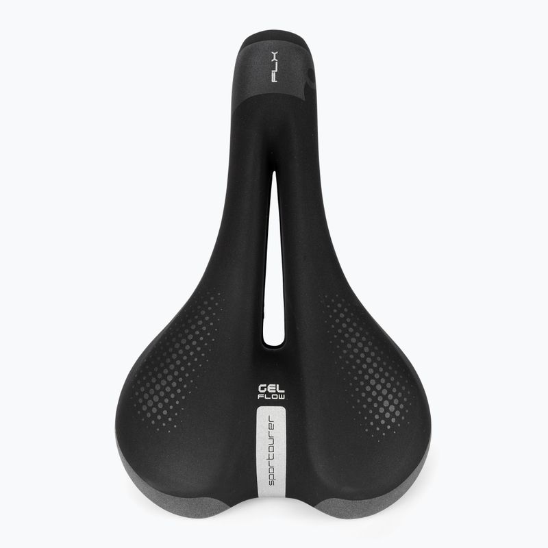 Велосипедне сідло жіноче Sportourer FLX Lady Gel Flow black 3