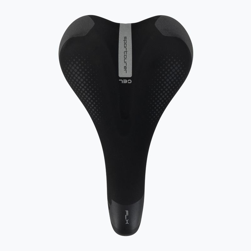 Сідло велосипедне чоловіче Sportourer FLX Man Gel black 3