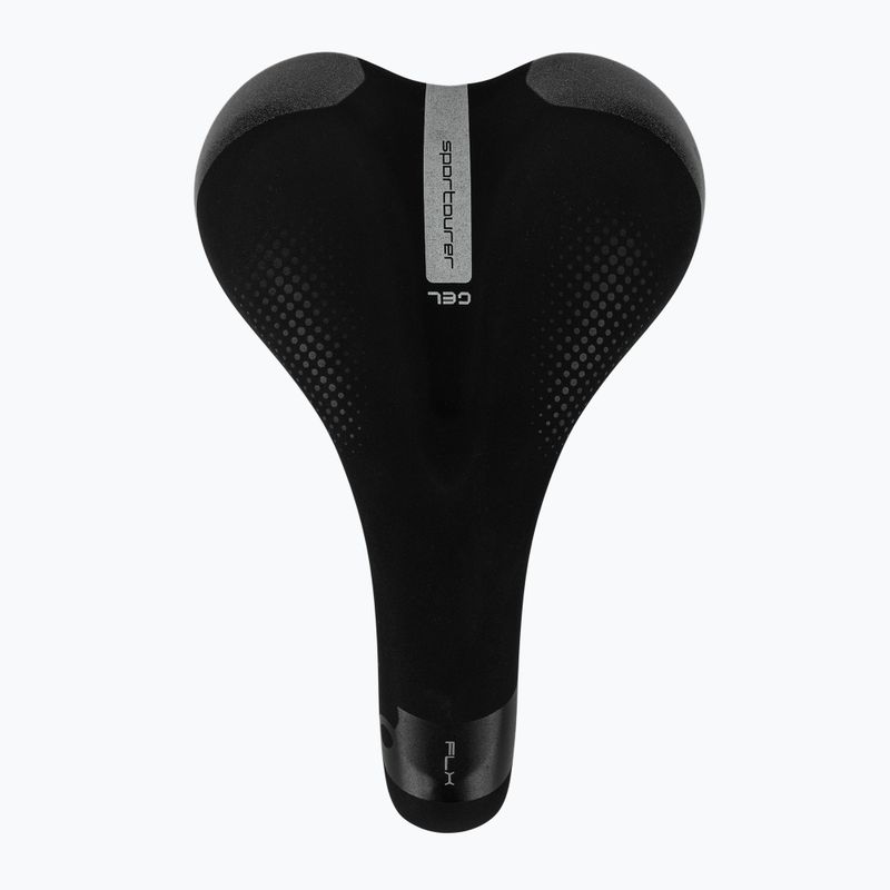 Сідло велосипедне жіноче Sportourer FLX Lady Gel black 3