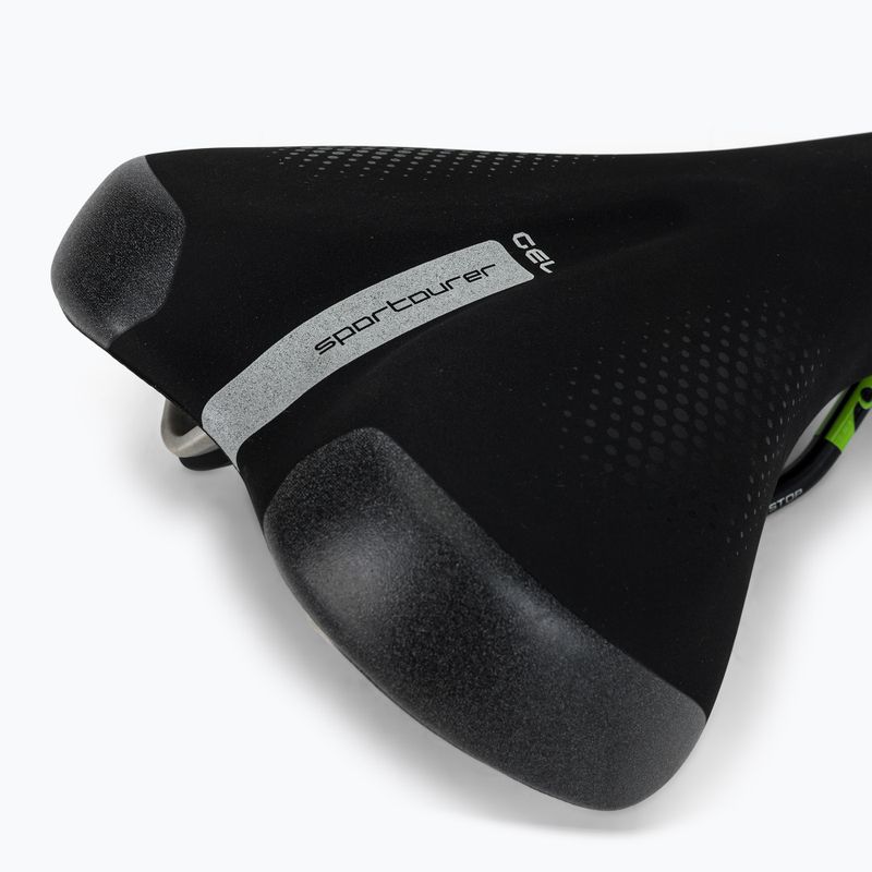 Сідло велосипедне жіноче Sportourer FLX Lady Gel black 5