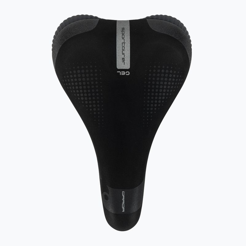 Сідло велосипедне Sportourer Garda Gel black 3