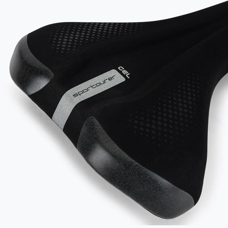 Сідло велосипедне Sportourer Max FLX Gel black 5