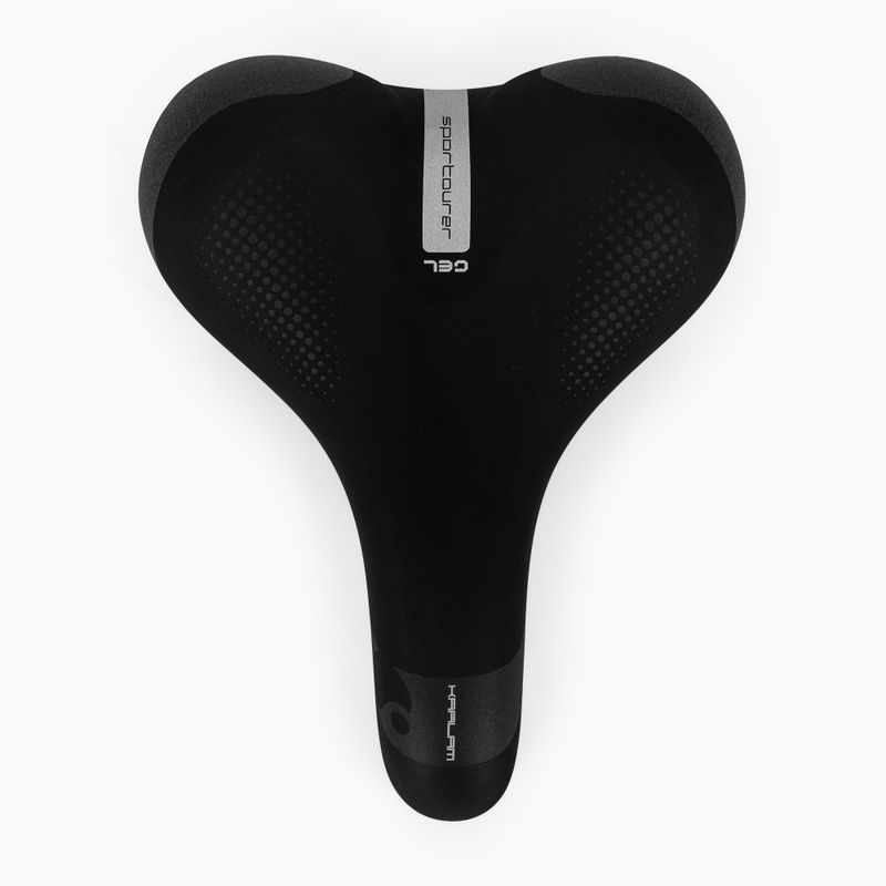 Сідло велосипедне Sportourer Kaalam Gel black 3