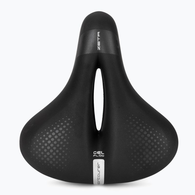 Велосипедне сідло Sportourer Zeta Comfort Gel Flow black 3