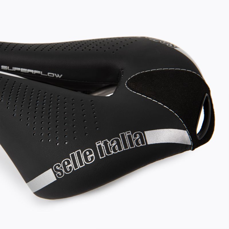 Сідло для велосипеда  Selle Italia MAX FLITE GEL SUPERFLOW л TI 316 чорне SIT-024H901IKC002 6
