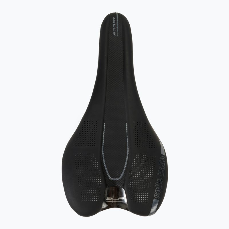 Велосідло Selle Italia Slr Boost Ti 316 Rail Fibra-Tek чорне SIT-041A120IKC001 3