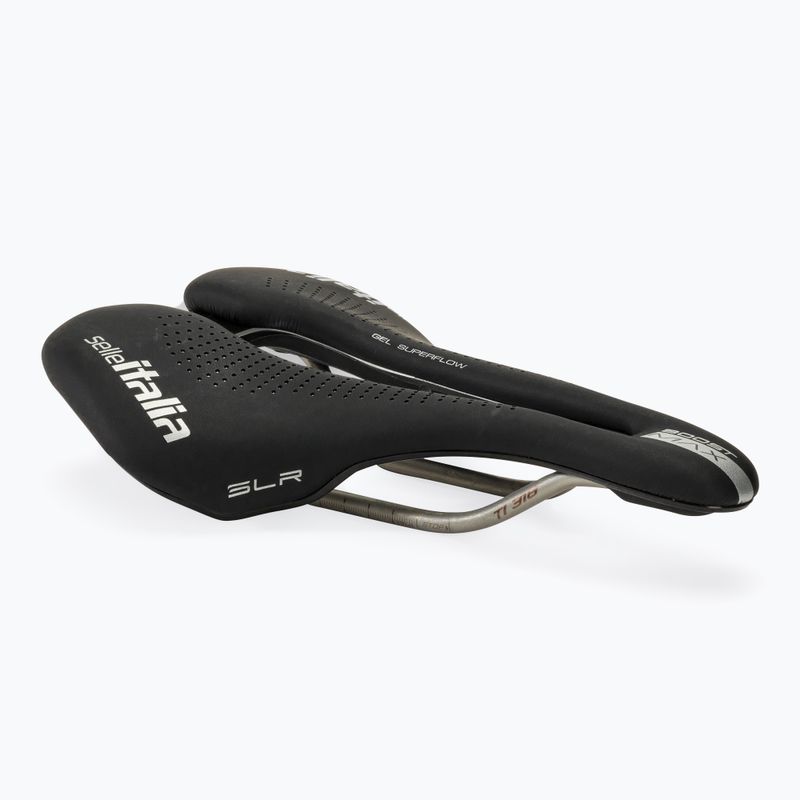 Велосипедне сідло Selle Italia Max SLR Boost Gel Superflow, TI 316 Rail, Fibra-Trek, Light Gel black