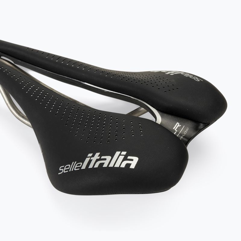 Велосипедне сідло Selle Italia Max SLR Boost Gel Superflow, TI 316 Rail, Fibra-Trek, Light Gel black 5