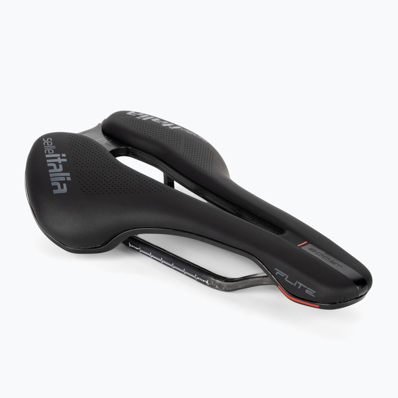 Велосідло Selle Italia Flite Boost Kit Carbonio Superflow Carbon Rail+10Mm Fibra-Tek чорне SIT-017A920ICA011
