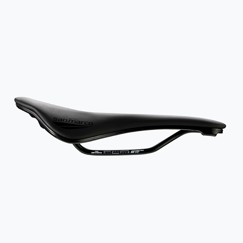 Велосипедне сідло SAN MARCO Shortfit 2.0 Sport Open чорного кольору