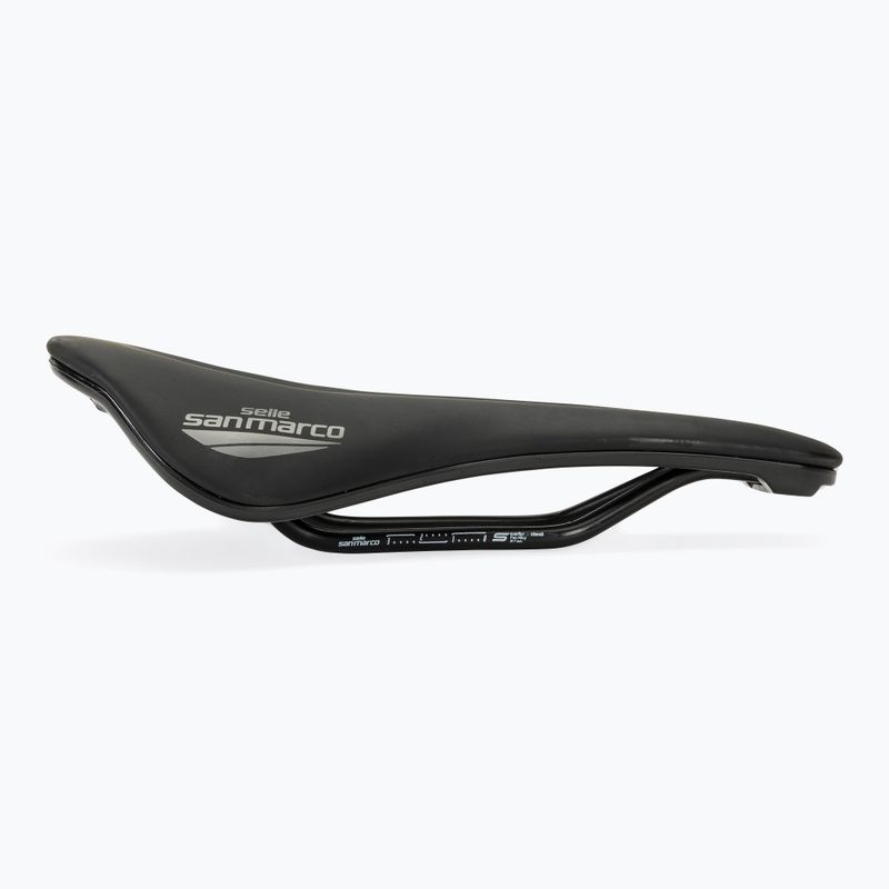 Велосипедне сідло SAN MARCO Shortfit 2.0 Sport Narrow Open чорного кольору 2