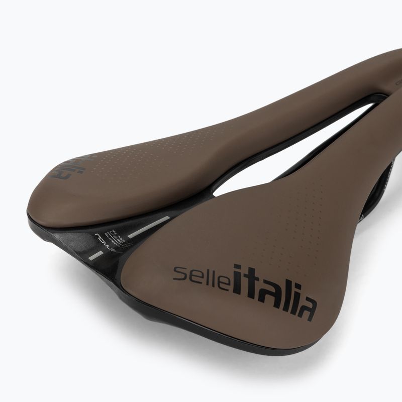 Велосипедне сідло Selle Italia Novus Boost Evo Gravel TM, Superflow, Manganese Rail, Soft-Trek brown 5