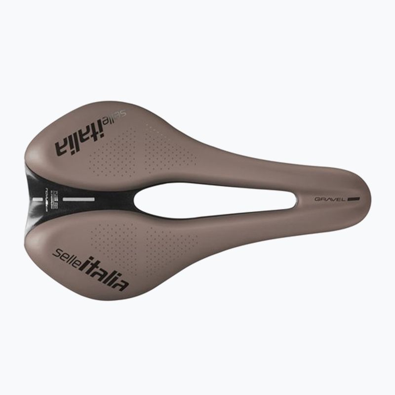 Велосипедне сідло Selle Italia Novus Boost Evo Gravel TM, Superflow, Manganese Rail, Soft-Trek brown 3