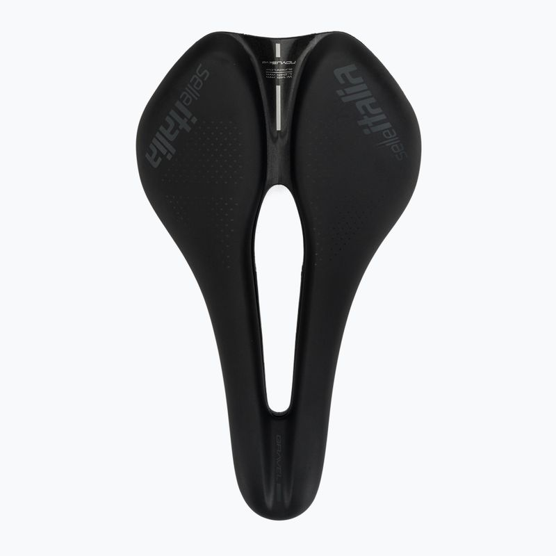 Сідло велосипедне Selle Italia Novus Boost Evo Gravel TM Superflow, Manganese Rail, Soft-Trek black 3