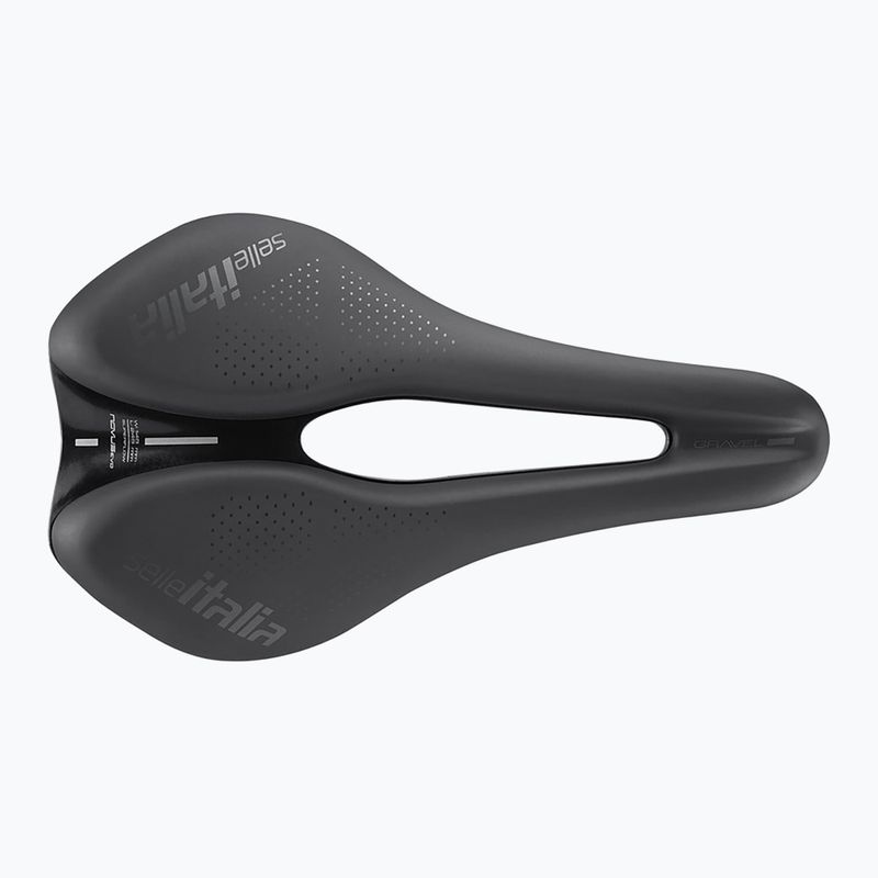 Сідло велосипедне Selle Italia Novus Boost Evo Gravel TM Superflow, Manganese Rail, Soft-Trek black 2