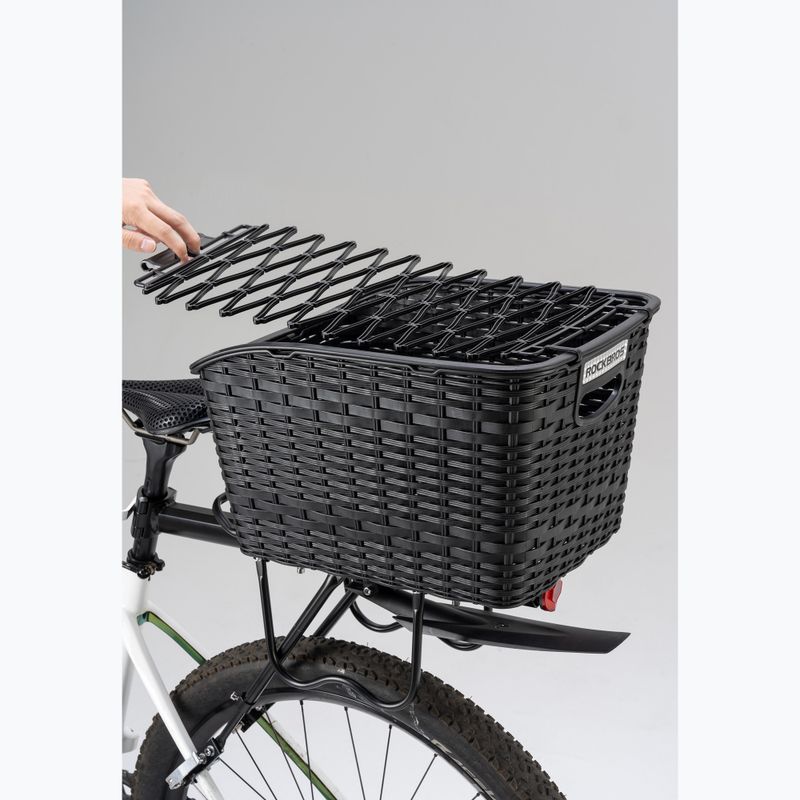 Кошик велосипедний Kosz Rockbros 330003001 Rear Bicycle Basket black 2