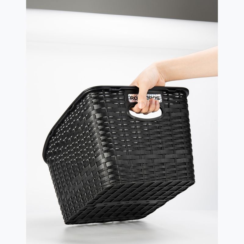 Кошик велосипедний Kosz Rockbros 330003001 Rear Bicycle Basket black 5