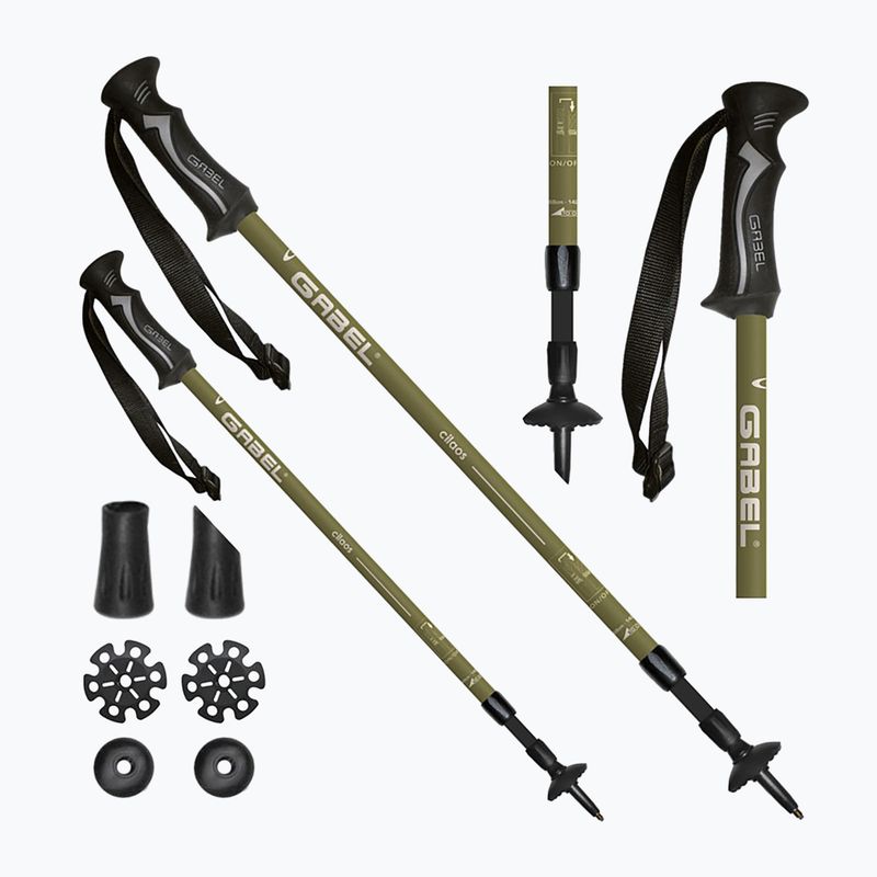 Трекінгові палиці GABEL Cilaos A.S. оливково-зелені 8