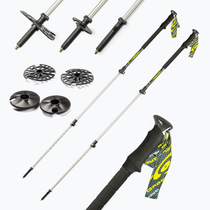 Палиці для трекінгу GABEL Multigrip Carbon FAST LOCK чорні 7008450310000 7